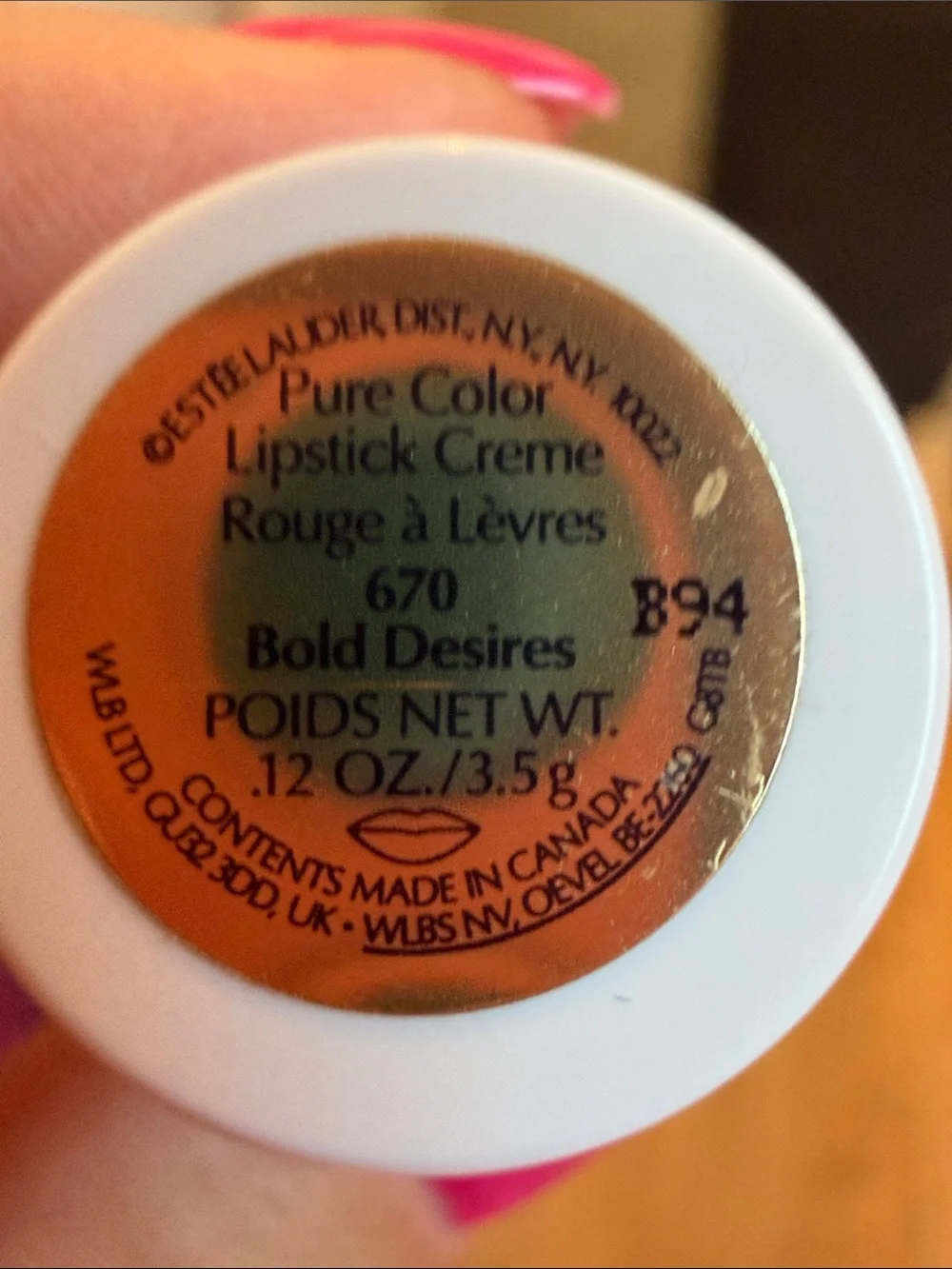Estee Lauder Lipstick in Deep Mauve-Berry